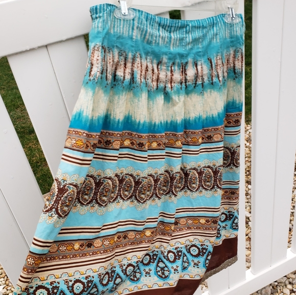 💋3/$20 SALE!💋 Dressbarn Flowy Boho Skirt - Picture 3 of 6